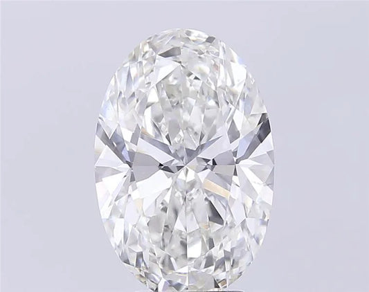 5.05ct Oval Lab Grown Diamond (Colour G, Clarity VS2, IGI Certified)