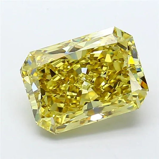 5.05ct Radiant Lab Grown Diamond (Colour Fancy Intense Gray Yellow, Clarity VS1, IGI Certified)