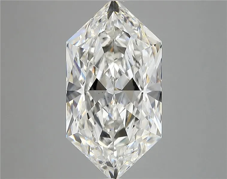 5.06ct Hexagonal Lab Grown Diamond (Colour F, Clarity VS1, IGI Certified)