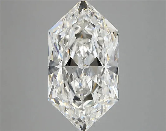 5.06ct Hexagonal Lab Grown Diamond (Colour F, Clarity VS1, IGI Certified)