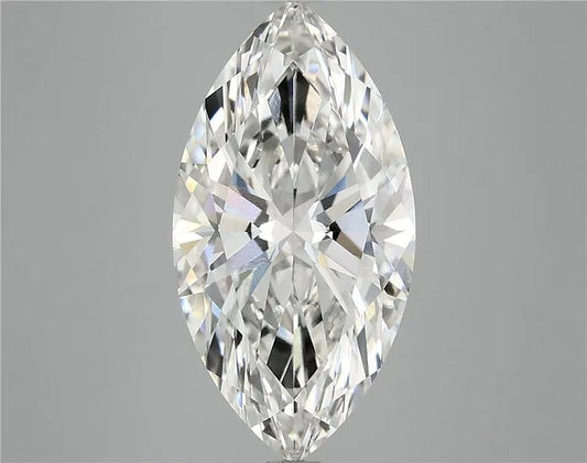 5.06ct Marquise Lab Grown Diamond (Colour G, Clarity VVS2, IGI Certified)