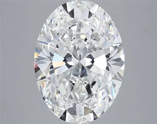 5.06ct Oval Lab Grown Diamond (Colour F, Clarity VVS1, IGI Certified)