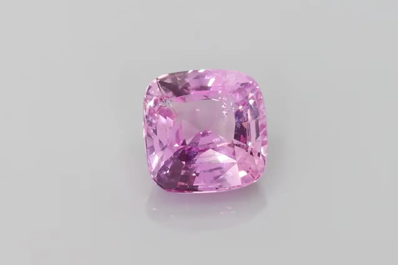 5.07ct Cushion Natural Sapphire (Colour Pink, Clarity Slightly Included, Cut Faceted)