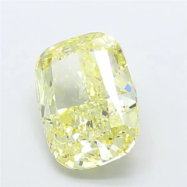 5.07ct Cushion modified Lab Grown Diamond (Colour Fancy Intense Yellow, Clarity VS1, IGI Certified)