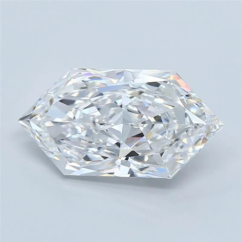 5.07ct Hexagonal Lab Grown Diamond (Colour D, Clarity VS1, IGI Certified)