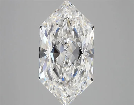 5.07ct Hexagonal Lab Grown Diamond (Colour E, Clarity VS2, IGI Certified)