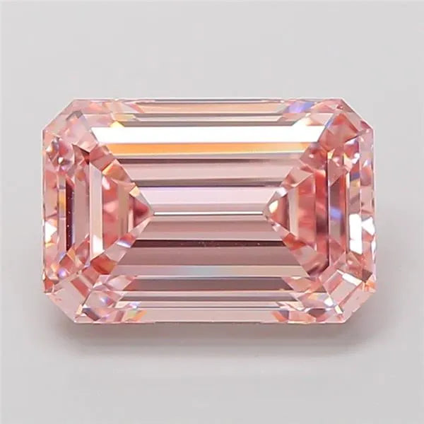 5.08ct Emerald Lab Grown Diamond (Colour Fancy Intense Pink, Clarity VVS2, IGI Certified)