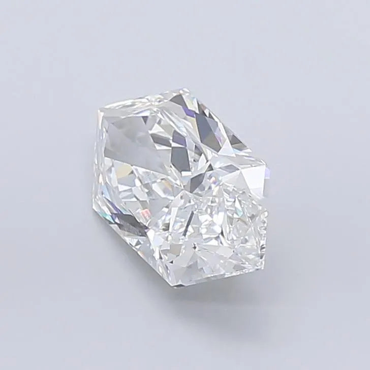 5.08ct Hexagonal Lab Grown Diamond (Colour D, Clarity VVS2, IGI Certified)