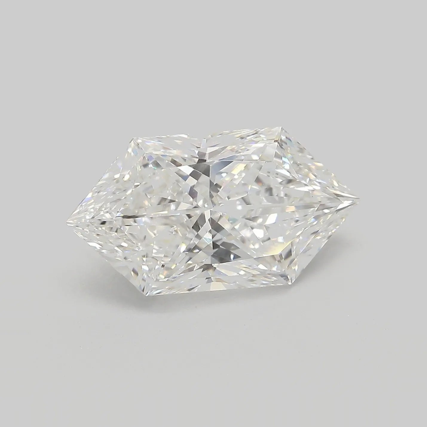 5.08ct Hexagonal Lab Grown Diamond (Colour E, Clarity VVS2, IGI Certified)
