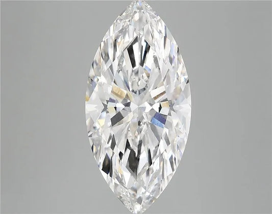 5.08ct Marquise Lab Grown Diamond (Colour F, Clarity VVS2, IGI Certified)