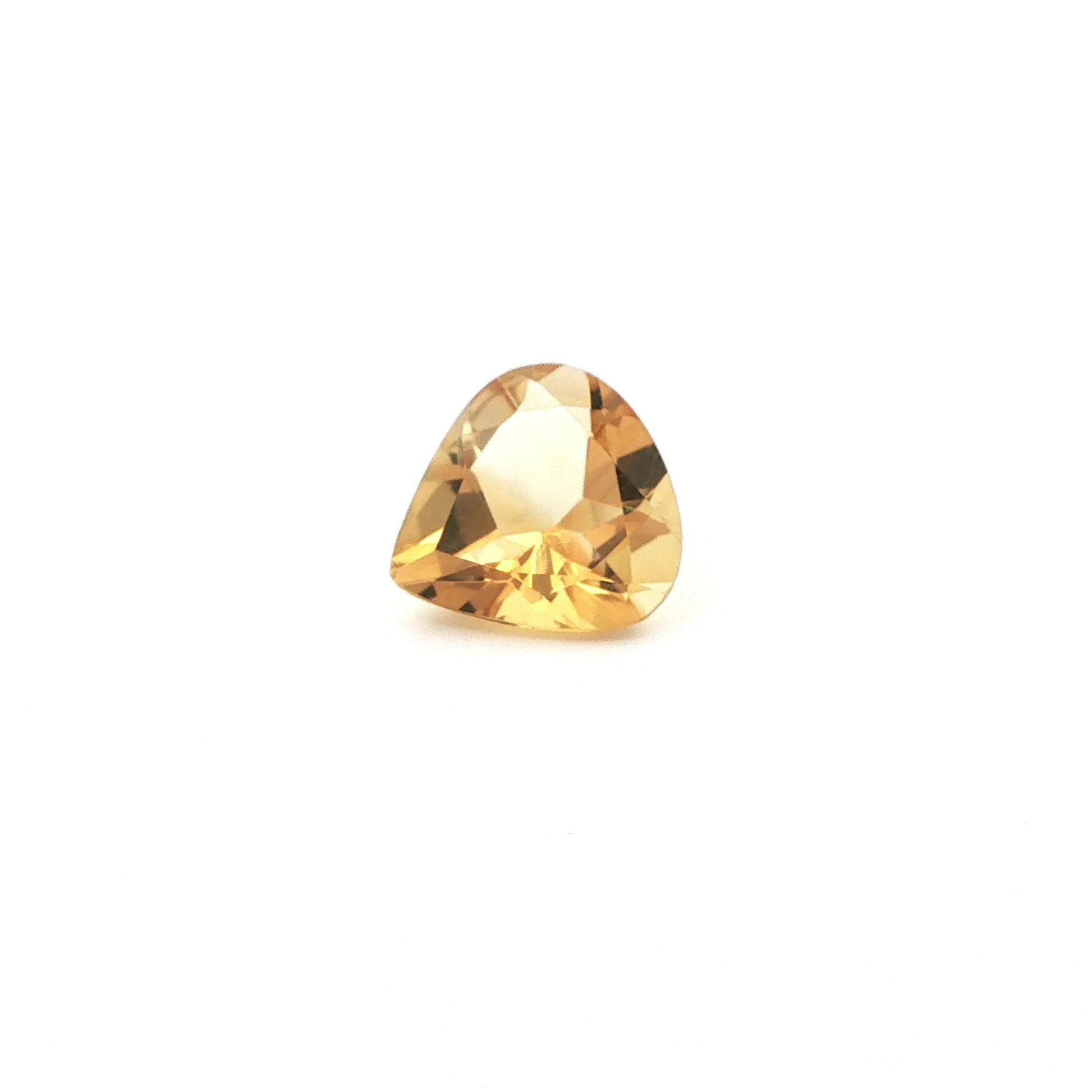 5.08ct Pear Natural Citrine (Colour Yellow, Clarity Eye Clean, Cut Faceted)