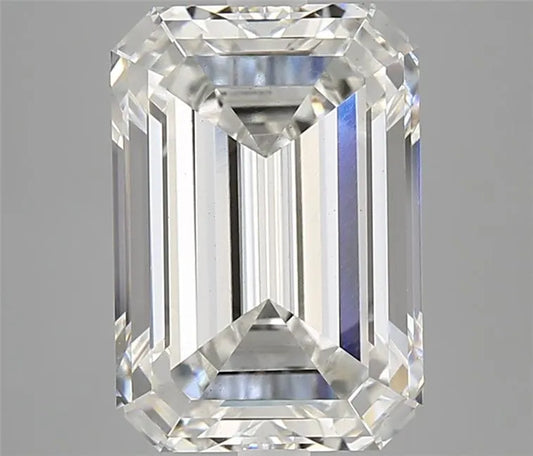 5.10ct Emerald Lab Grown Diamond (Colour F, Clarity VS1, IGI Certified)