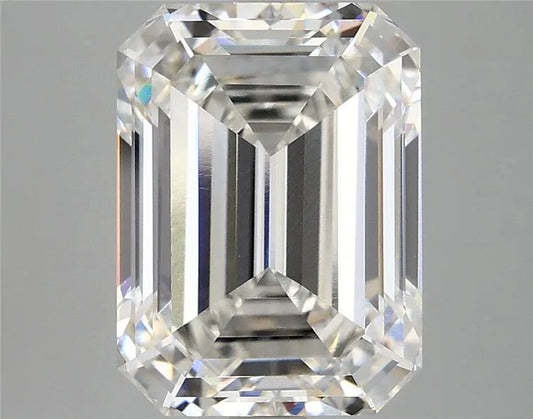 5.10ct Emerald Lab Grown Diamond (Colour F, Clarity VVS2, IGI Certified)