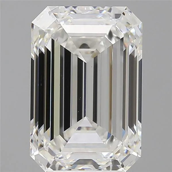 5.10ct Emerald Lab Grown Diamond (Colour F, Clarity VVS2, IGI Certified)
