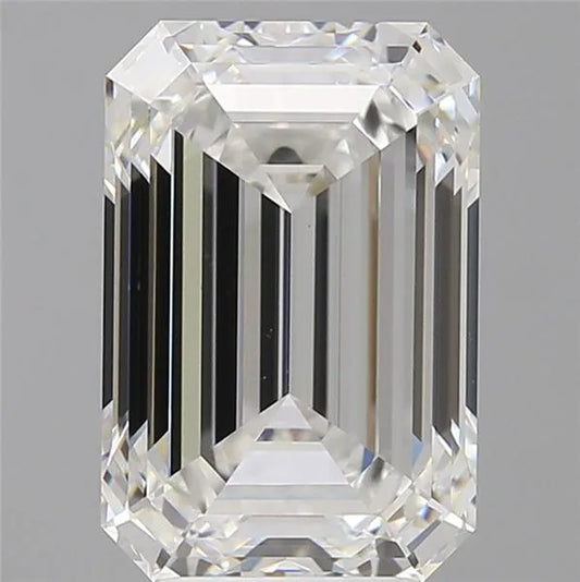 5.10ct Emerald Lab Grown Diamond (Colour F, Clarity VVS2, IGI Certified)