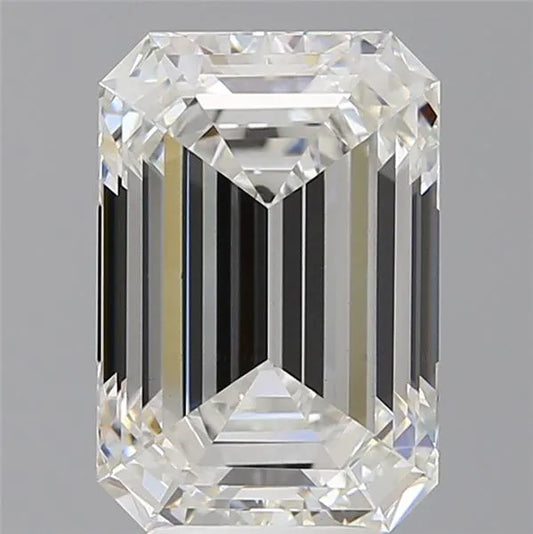 5.10ct Emerald Lab Grown Diamond (Colour F, Clarity VVS2, IGI Certified)