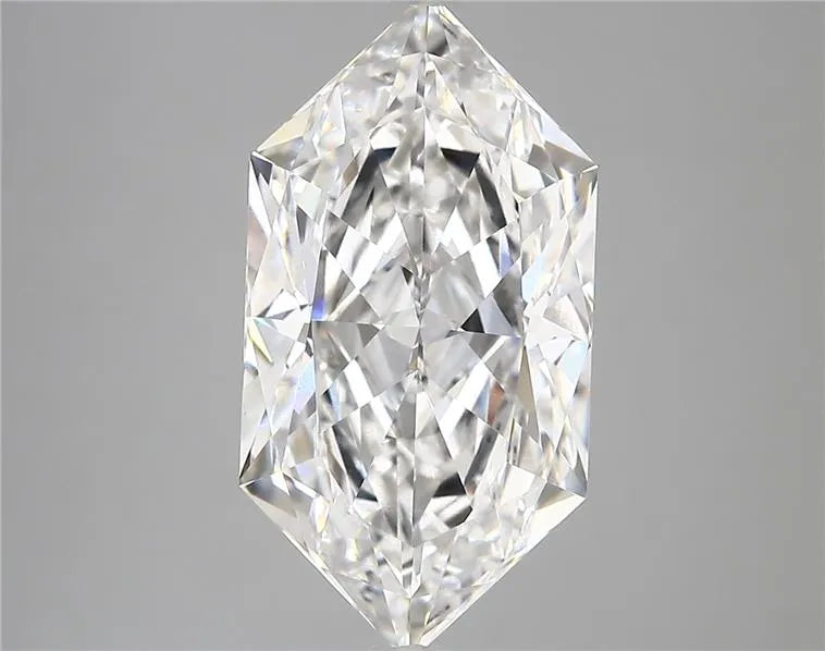 5.10ct Hexagonal Lab Grown Diamond (Colour D, Clarity VVS2, IGI Certified)