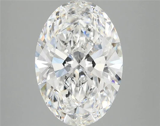 5.10ct Oval Lab Grown Diamond (Colour E, Clarity VS1, IGI Certified)