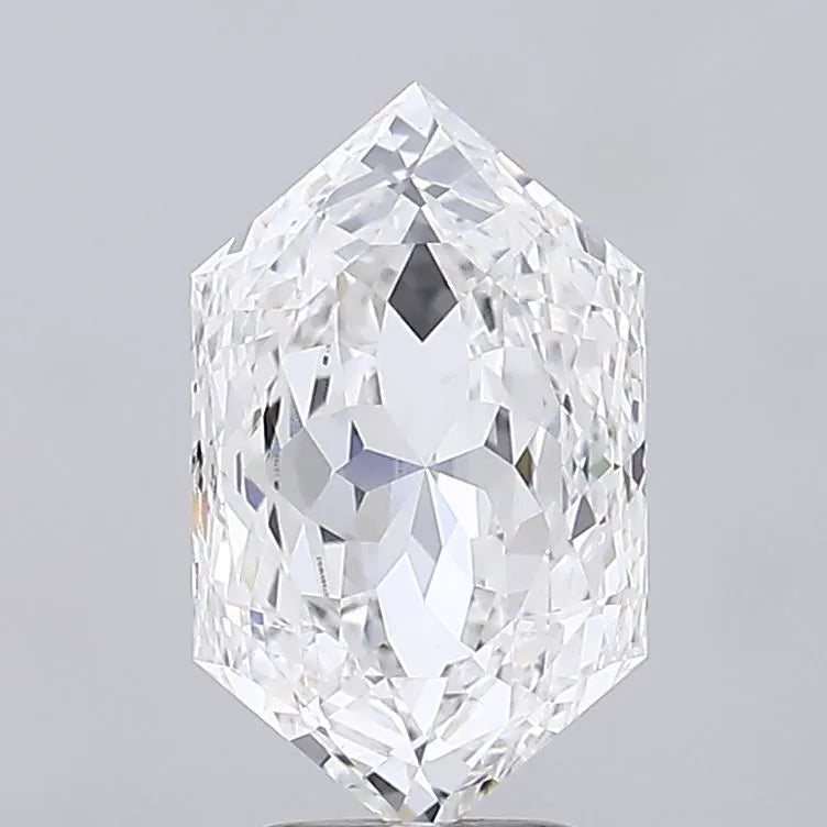 5.18ct Hexagonal Lab Grown Diamond (Colour E, Clarity VS1, IGI Certified)
