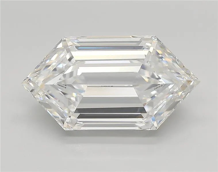 5.18ct Hexagonal Lab Grown Diamond (Colour F, Clarity VVS2, IGI Certified)