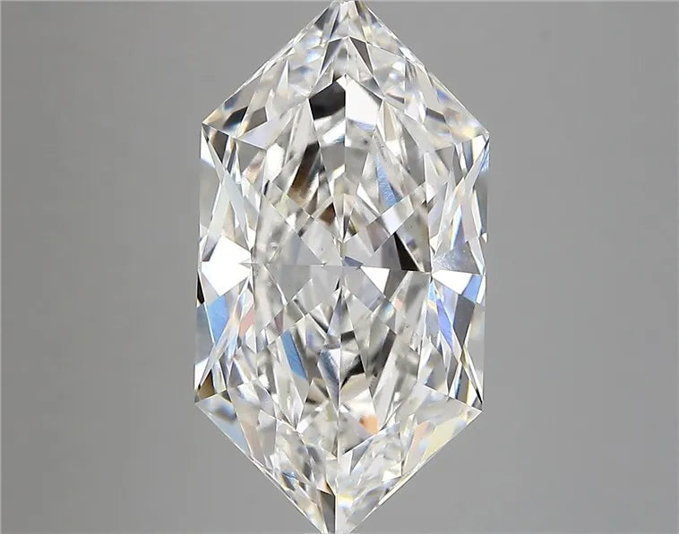 5.23ct Hexagonal Lab Grown Diamond (Colour F, Clarity VVS2, IGI Certified)