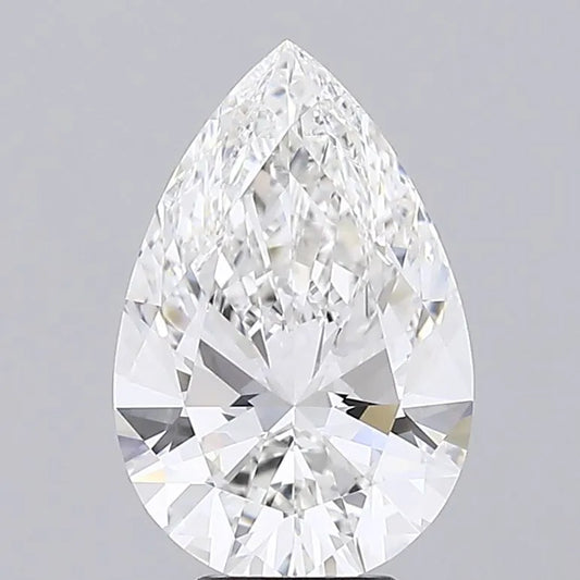 5.23ct Pear Lab Grown Diamond (Colour F, Clarity IF, IGI Certified)