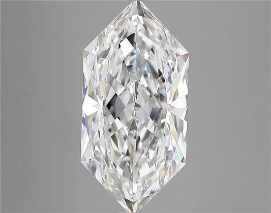 5.25ct Hexagonal Lab Grown Diamond (Colour D, Clarity VS1, IGI Certified)