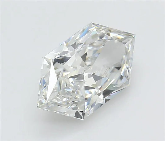 5.26ct Hexagonal Lab Grown Diamond (Colour E, Clarity VVS2, IGI Certified)