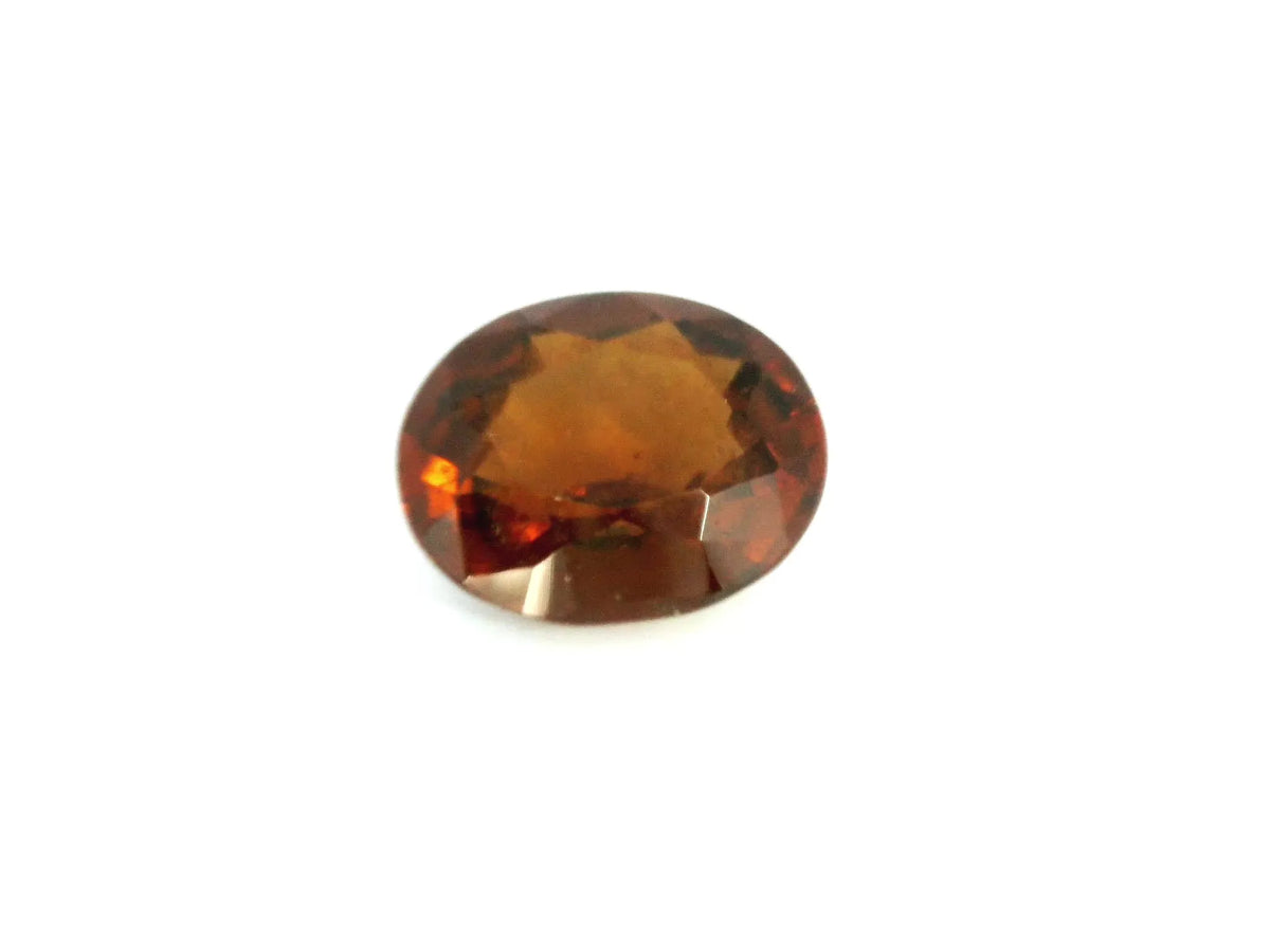 5.31ct Oval Natural Garnet (Colour Orange, Clarity Slightly Included, Cut Faceted)