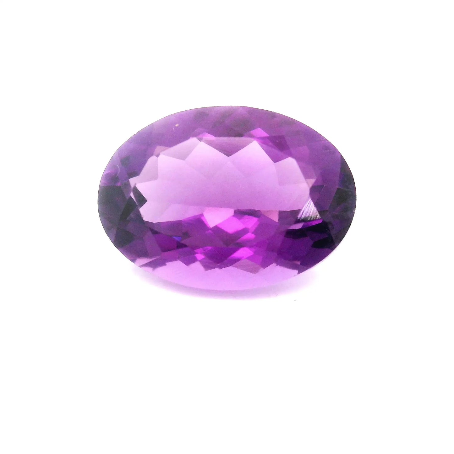 5.34ct Oval Natural Amethyst (Colour Purple, Clarity Eye Clean, Cut Faceted)