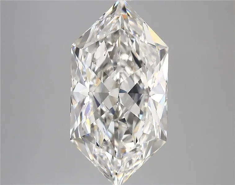 5.38ct Hexagonal Lab Grown Diamond (Colour F, Clarity VVS2, IGI Certified)