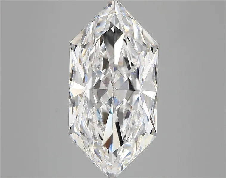 5.46ct Hexagonal Lab Grown Diamond (Colour D, Clarity VVS2, IGI Certified)