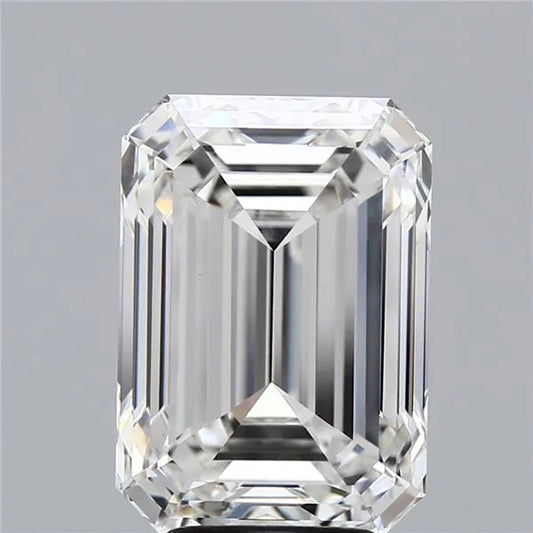 5.52ct Emerald Lab Grown Diamond (Colour G, Clarity VVS2, IGI Certified)