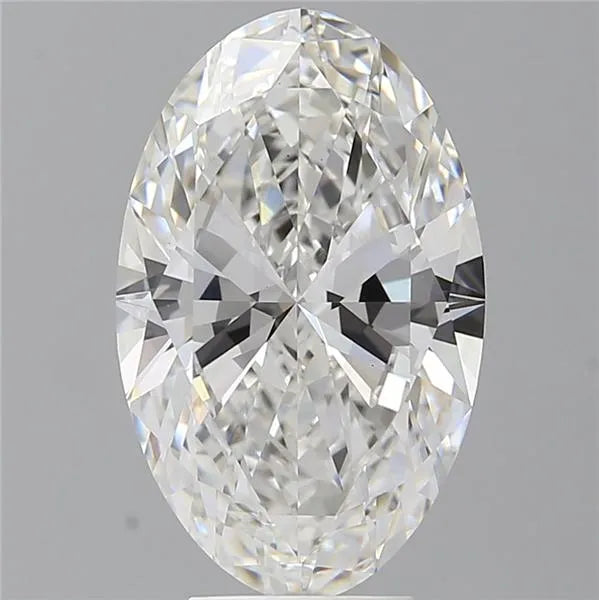 5.52ct Oval Lab Grown Diamond (Colour F, Clarity VVS2, IGI Certified)