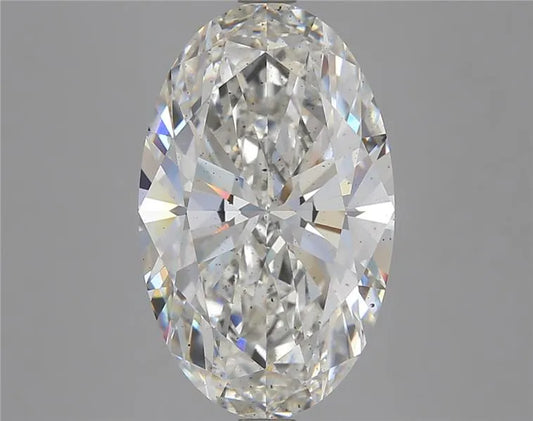 5.53ct Oval Lab Grown Diamond (Colour G, Clarity SI1, IGI Certified)