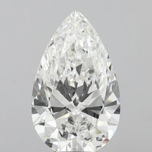 5.53ct Pear Lab Grown Diamond (Colour F, Clarity VS1, IGI Certified)