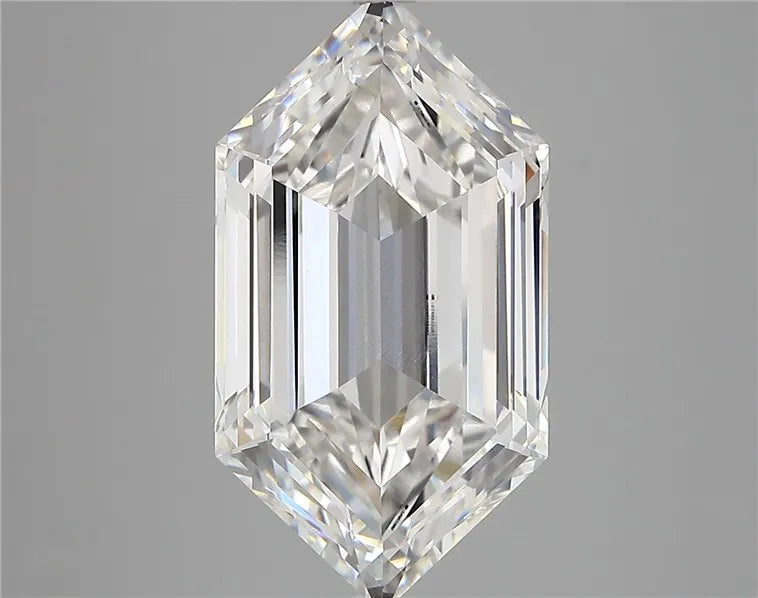 5.56ct Hexagonal Lab Grown Diamond (Colour E, Clarity VVS1, IGI Certified)