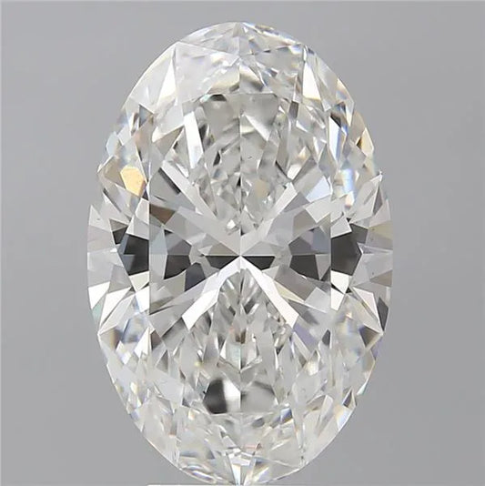 5.57ct Oval Lab Grown Diamond (Colour E, Clarity VS1, IGI Certified)