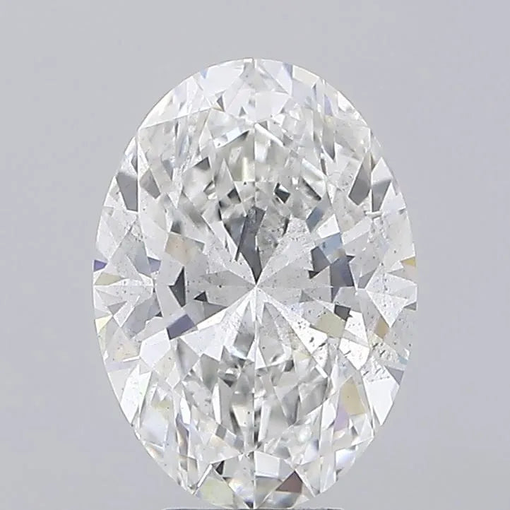 5.57ct Oval Lab Grown Diamond (Colour F, Clarity SI2, IGI Certified)