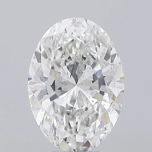 5.57ct Oval Lab Grown Diamond (Colour F, Clarity SI2, IGI Certified)