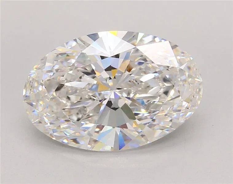 5.57ct Oval Lab Grown Diamond (Colour F, Clarity VVS2, IGI Certified)