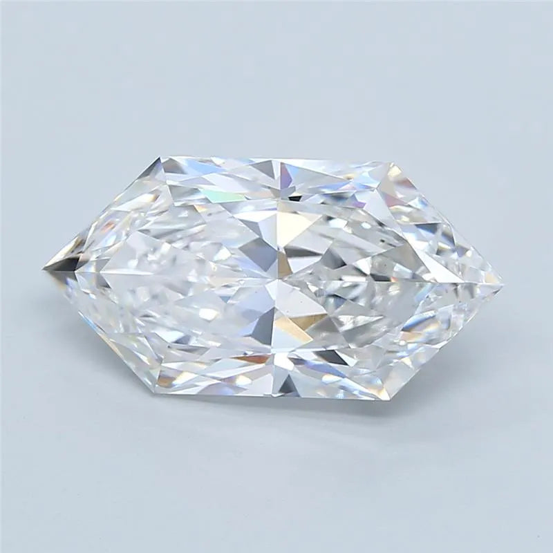 5.62ct Hexagonal Lab Grown Diamond (Colour E, Clarity VS1, IGI Certified)