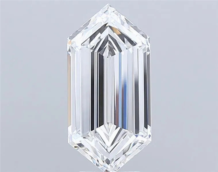 5.63ct Hexagonal Lab Grown Diamond (Colour E, Clarity VVS2, IGI Certified)
