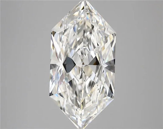 5.66ct Hexagonal Lab Grown Diamond (Colour F, Clarity VVS2, IGI Certified)