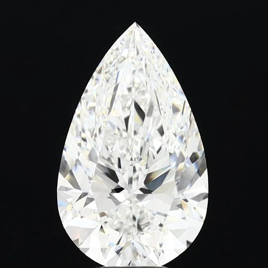 5.71ct Pear Lab Grown Diamond (Colour E, Clarity VVS2, IGI Certified)