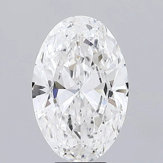 5.83ct Oval Lab Grown Diamond (Colour F, Clarity VVS2, IGI Certified)