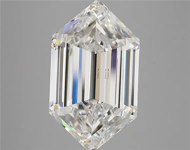 5.93ct Hexagonal Lab Grown Diamond (Colour E, Clarity VVS2, IGI Certified)