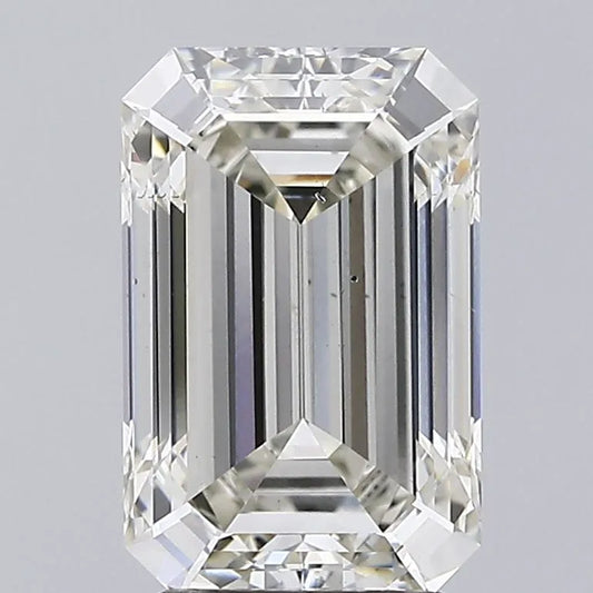 3.53ct Emerald Lab Grown Diamond (Colour J, Clarity SI1, IGI Certified)