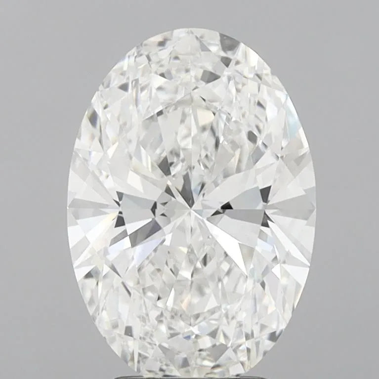 3.30ct Oval Lab Grown Diamond (Colour E, Clarity VVS2, IGI Certified)