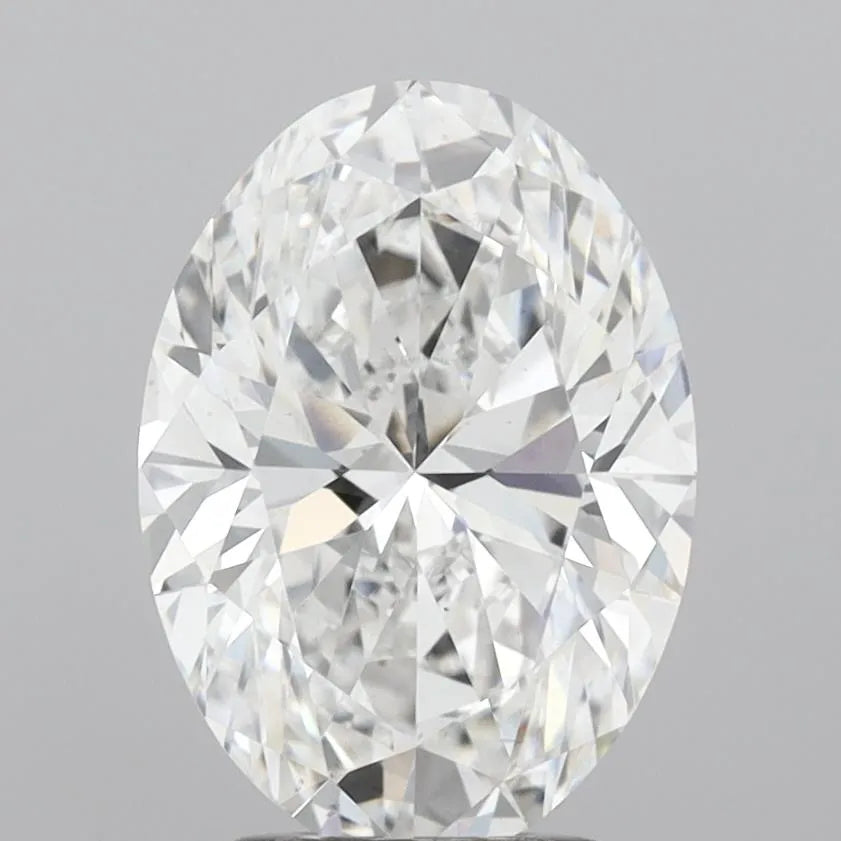 3.11ct Oval Lab Grown Diamond (Colour E, Clarity VS1, IGI Certified)